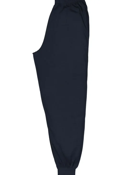 Gotzburg heren pyjama, V-hals, lichtblauw met blauw en wit dessin