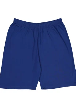 Gotzburg heren shortama O-hals, donkerblauw gestreept