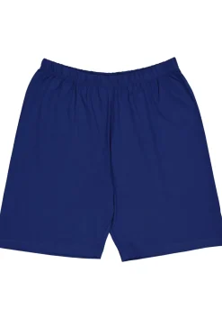 Gotzburg heren shortama V-hals, donkerblauw dessin