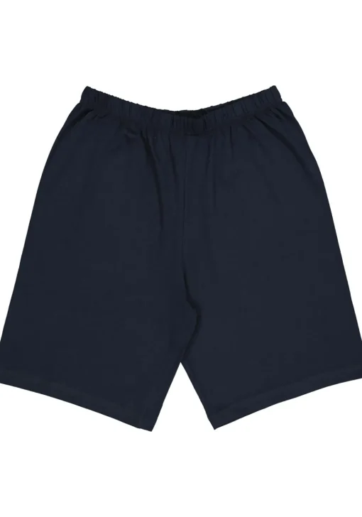 Gotzburg heren shortama, V-hals, lichtblauw met blauw en wit dessin