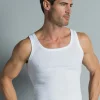 Gotzburg heren singlet O-hals (1-pack), wit