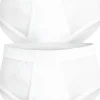 Gotzburg heren slip met gulp (2-pack), wit