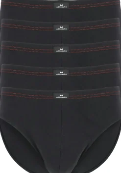 Gotzburg heren slips (5-pack), zwart