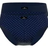 Gotzburg heren sport slip (2-pack), donkerblauw mini dessin
