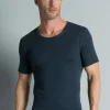Gotzburg heren T-shirt met O-hals (1-pack), middenblauw