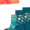 Happy Socks cadeauset, 3-pack Baby's eerste sterren (family pakket)