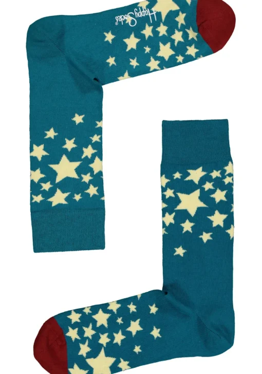 Happy Socks cadeauset, 3-pack Baby's eerste sterren (family pakket)