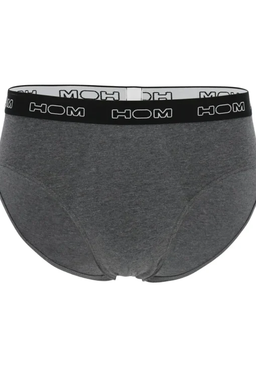 HOM Boxerlines #2 mini briefs (3-pack), heren mini slips, zwart, blauw, grijs