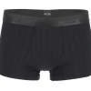 HOM Chic boxer briefs (1-pack), heren boxer microfiber kort, zwart