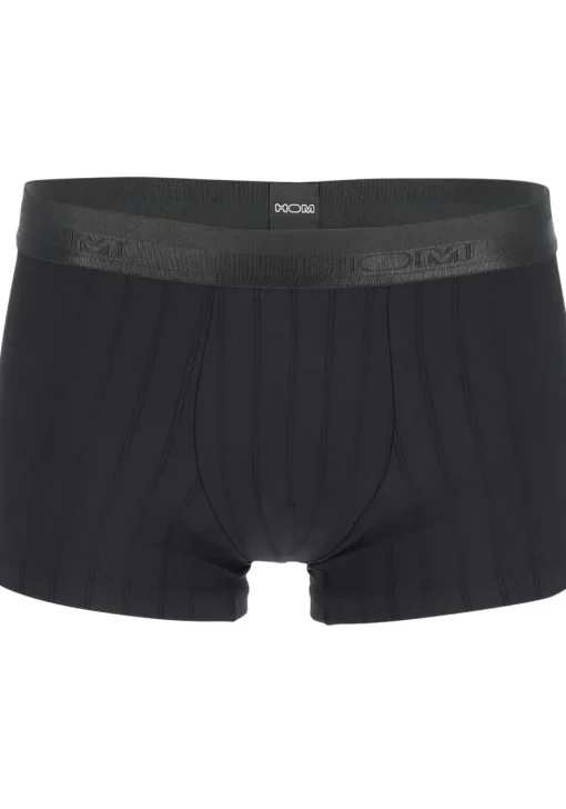 HOM Chic boxer briefs (1-pack), heren boxer microfiber kort, zwart