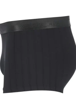 HOM Chic boxer briefs (1-pack), heren boxer microfiber kort, zwart