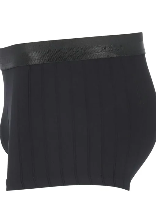HOM Chic boxer briefs (1-pack), heren boxer microfiber kort, zwart