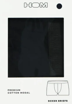 HOM Classic boxer briefs (1-pack), heren boxer kort, zwart