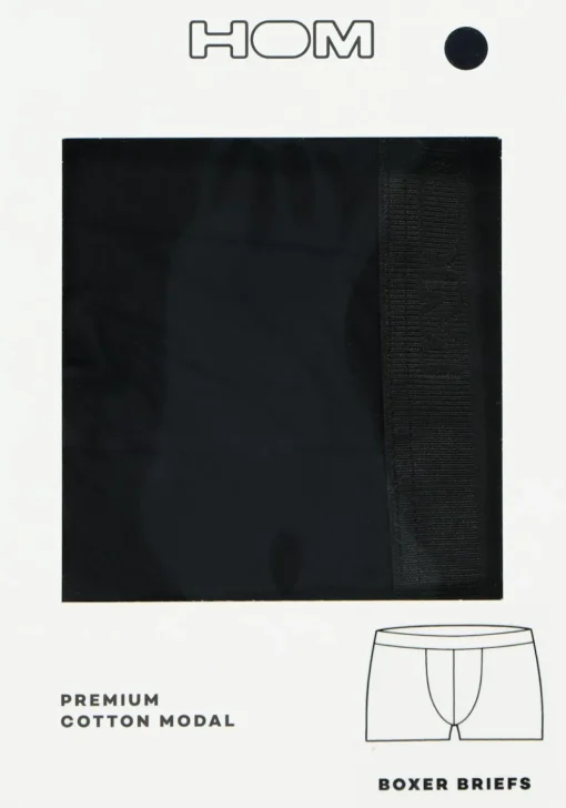 HOM Classic boxer briefs (1-pack), heren boxer kort, zwart