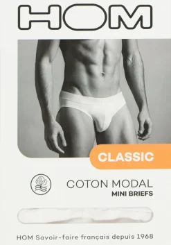 HOM Classic mini briefs (1-pack), heren mini slip, wit