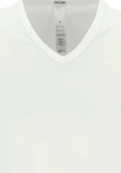 HOM Classic tee-shirt v neck (1-pack), heren T-shirt V-hals, wit
