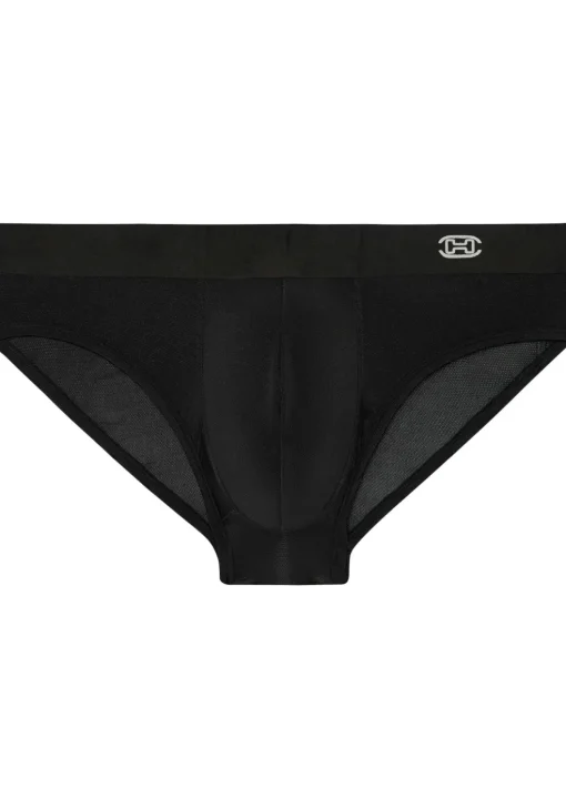 HOM H-fresh comfort mini briefs (1-pack), heren slip, zwart