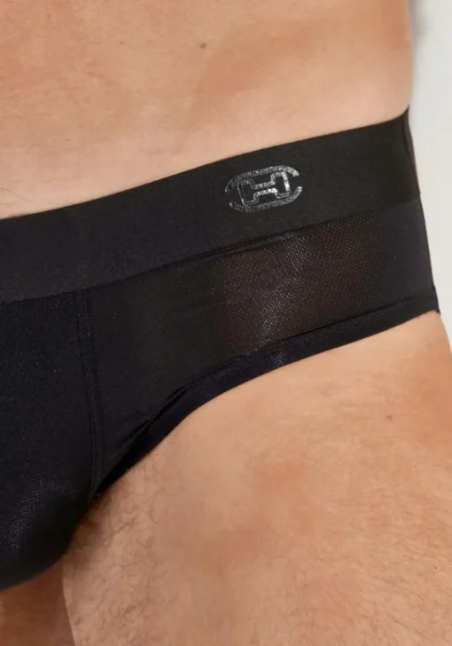 HOM H-fresh comfort mini briefs (1-pack), heren slip, zwart