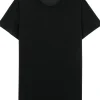HOM H-fresh tee-shirt crew neck (1-pack), heren T-shirt, zwart