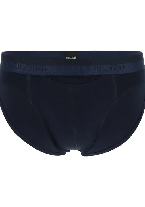 HOM HO1 mini briefs slip (1-pack), herenslip met horizontale gulp, navy blauw