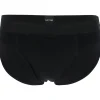 HOM HO1 mini briefs slip (1-pack), herenslip met horizontale gulp, zwart