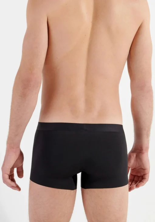 HOM Modal clean cut comfort boxer briefs (1-pack), heren boxer, zwart