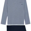 HOM Modal comfort long sleepwear, heren pyjama, donkerblauw