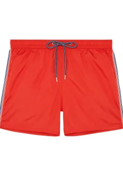 HOM Nautical cup beach boxer, heren zwemshort, rood
