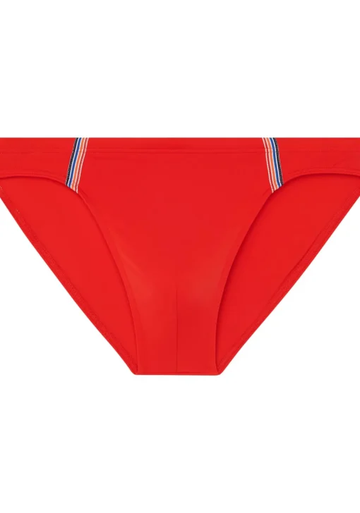 HOM Nautical cup swim micro briefs, heren zwemslip, rood