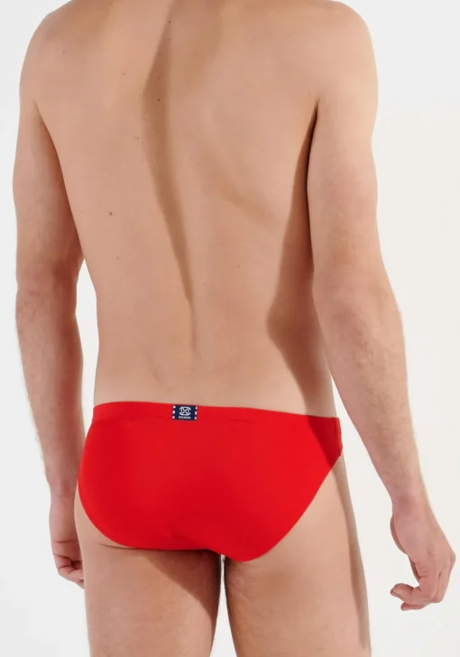 HOM Nautical cup swim micro briefs, heren zwemslip, rood