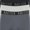 HOM Patrick #2 long boxer briefs (3-pack), heren boxers normale lengte, zwart, grijs, grijs