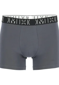 HOM Patrick #2 long boxer briefs (3-pack), heren boxers normale lengte, zwart, grijs, grijs