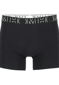 HOM Patrick #2 long boxer briefs (3-pack), heren boxers normale lengte, zwart, grijs, grijs