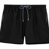 HOM Sea life beach boxer, heren zwemshort, zwart