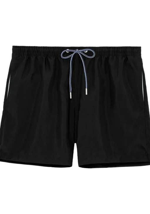 HOM Sea life beach boxer, heren zwemshort, zwart
