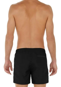 HOM Sea life beach boxer, heren zwemshort, zwart