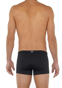 HOM Sea life swim shorts, heren zwembroek, zwart