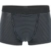 HOM Simon boxer briefs HO1 (1-pack), heren boxer met horizontale gulp, zwart gestreept
