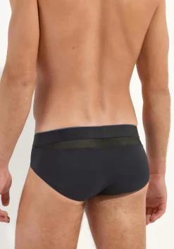 HOM Sports lab mini briefs (1-pack), heren slip, zwart