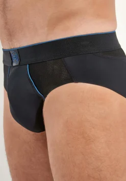 HOM Sports lab mini briefs (1-pack), heren slip, zwart