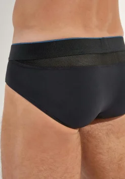 HOM Sports lab mini briefs (1-pack), heren slip, zwart