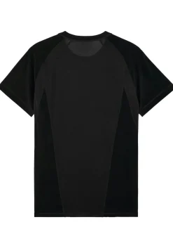 HOM Sports lab tee-shirt crew neck (1-pack), heren T-shirt, zwart