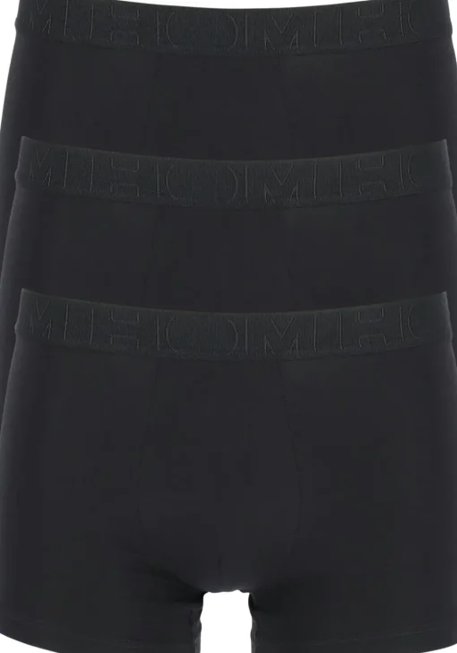 HOM Tonal pack #2 boxer briefs (3-pack), heren boxers kort, zwart