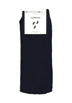 Homepads herensokken, zwart (blauwe noppen)