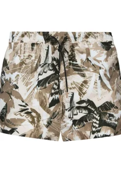 HUGO BOSS Cala swim shorts, heren zwembroek, midden beige dessin