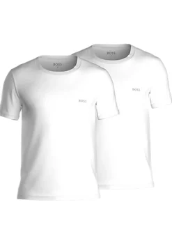 HUGO BOSS Comfort T-shirts relaxed fit (2-pack), heren T-shirts O-hals, wit