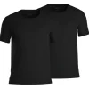 HUGO BOSS Comfort T-shirts relaxed fit (2-pack), heren T-shirts O-hals, zwart