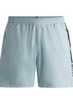 HUGO BOSS Dolphin swim shorts, heren zwembroek, lichtblauw