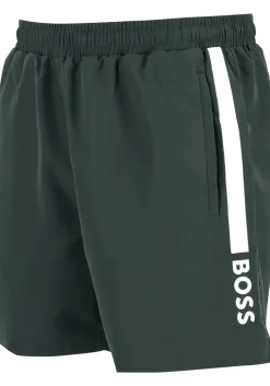 HUGO BOSS Dolphin swim shorts, heren zwembroek, donkergrijs