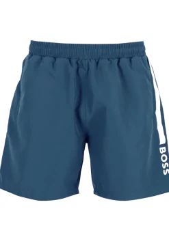 HUGO BOSS Dolphin swim shorts, heren zwembroek, middenblauw